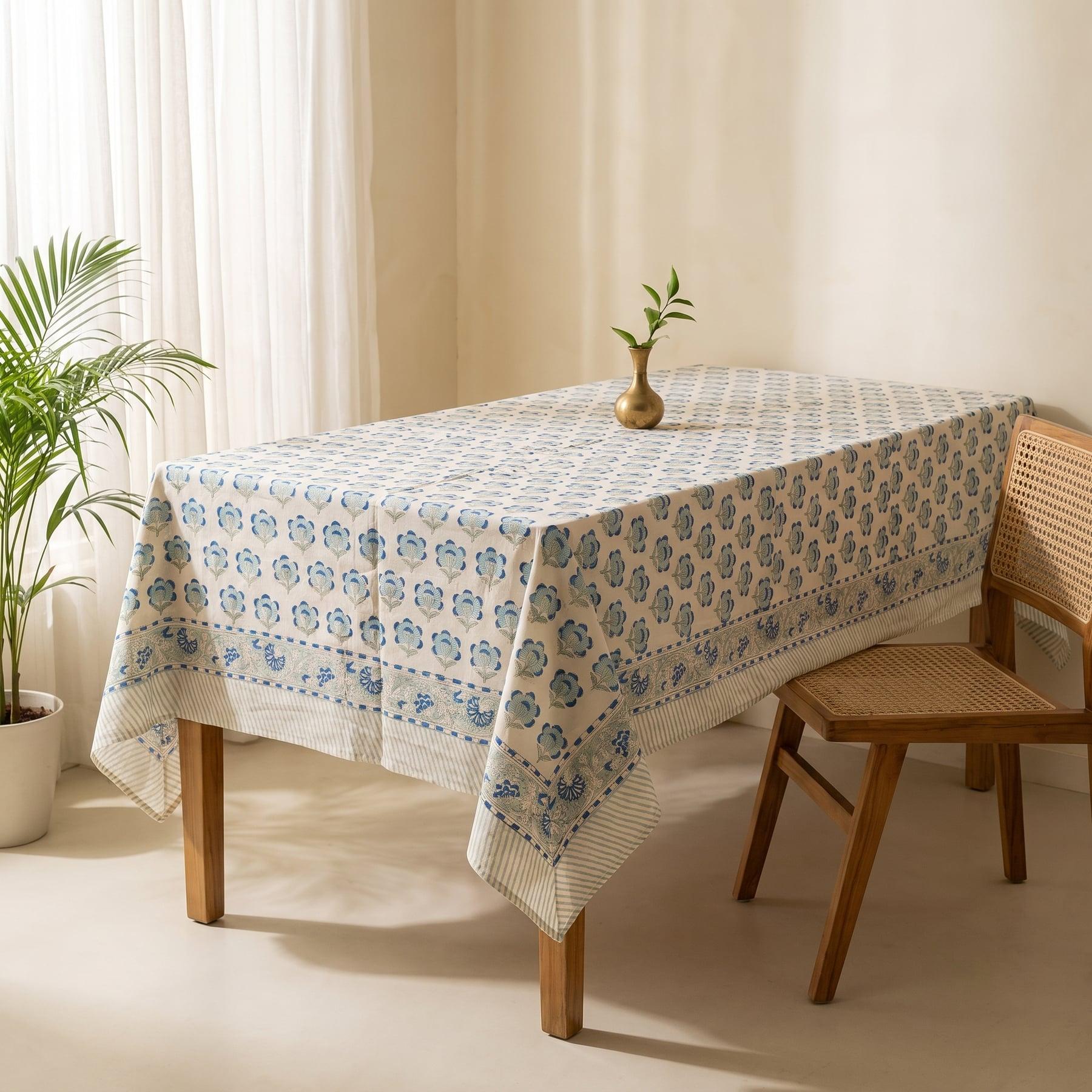 Kahani Pure Cotton Jaipuri Print Table Cloth
